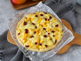 13、香蕉芒果披萨——九寸,成品图