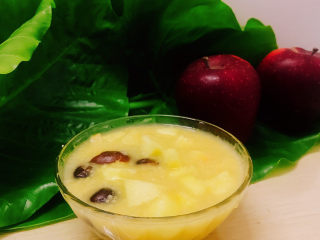 11、小米苹果粥,成品图