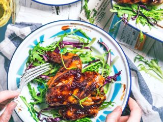 5、快手零失败的圣诞菜 蜜糖烤鸡翅+柠檬烤鸡,圣诞节????吃点不一样的~