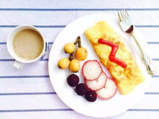 13、30天不重复的快手早餐,蛋包饭