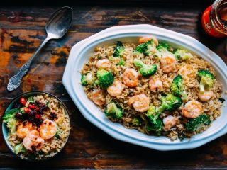 11、虾仁炒饭,正餐非常好的一个选择。