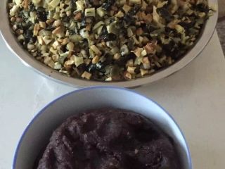 7、清明圆子，浙江美食,馅料准备就续