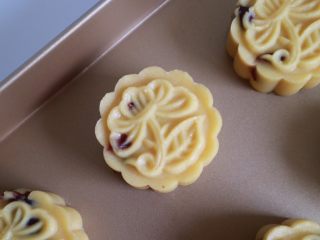 16、奶香绿豆糕,花纹一，蔓越莓口味