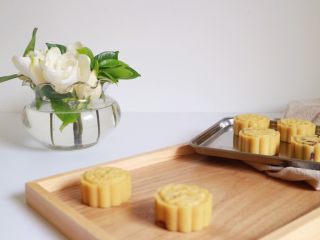 19、奶香绿豆糕,成品