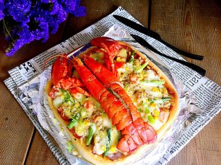 16、龙虾披萨,成品图