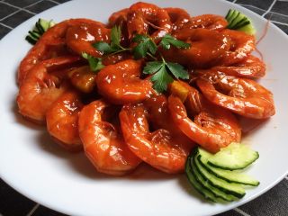 14、泰式甜辣虾,开吃