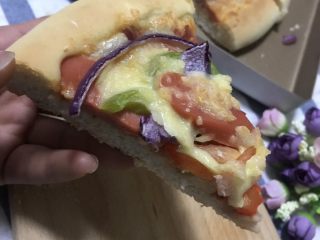 21、火腿虾仁披萨,等待披萨出炉的时间，树苗重复她刚学的了两个新词，“烤烤”， “披噶”（披萨的意思O(∩_∩)O~）