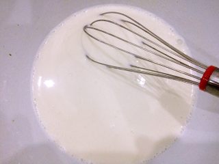 5、冰皮月饼,搅拌均匀无颗粒，静置半小时左右