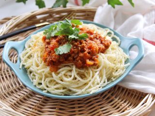 21、番茄肉末意大利面,成品