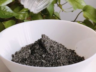 3、干吃汤圆,黑芝麻料理机打碎