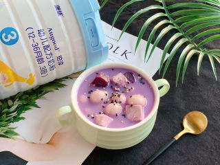 12、香芋紫薯小汤圆,完成