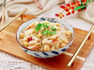 16、扇贝丁炖水萝卜,成品一