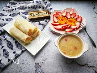 20、春饼卷三丝,美味的早餐