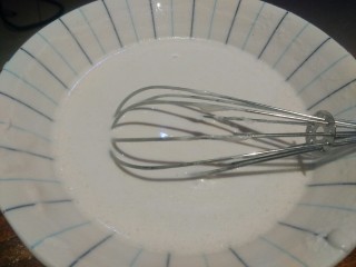 5、草莓大福,混合均匀后加另一半水