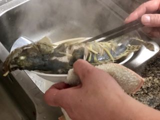 13、#年年有鱼#桃花流水鳜鱼肥➕家常清蒸鳜鱼,把蒸出来的汁倒掉,不然会腥