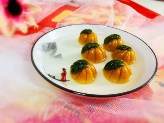 14、南瓜汤圆,南瓜汤圆，成品图