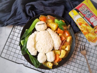 14、咖喱鸡肉土豆,成品。