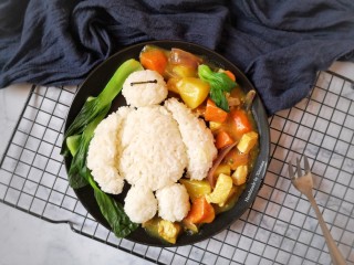 15、咖喱鸡肉土豆,很有食欲吧。