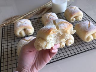 21、日式牛奶面包卷,柔软无比