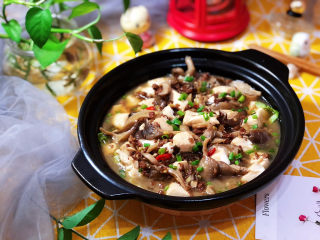 26、蘑菇炖豆腐,成品
