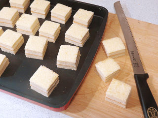 19、白嫩Q弹的【豆腐小蛋糕】,再切成小方块