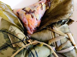 10、????五彩红豆粽子????,哇很漂亮吧