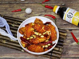 15、韩式吮指炸鸡翅,成品图。