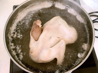 3、高汤娃娃菜,水开后焯水5分钟