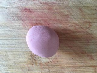 8、五彩桂花小汤圆,揉匀