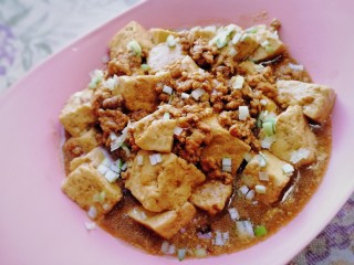 16、肉末炖豆腐,鲜，香，嫰，滑，拌米饭无敌了。