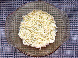 13、香烤芝士土豆泥炒饭,密密撒上一层芝士。