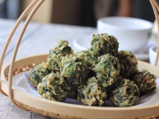 20、韭菜小圆子,成品图