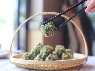 21、韭菜小圆子,成品图