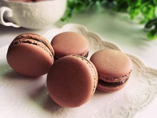 12、意式巧克力马卡龙,搭配一杯茶或清咖就是最好的下午茶呦！