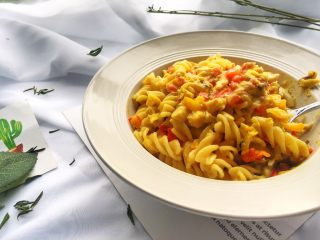 12、宝宝辅食12M➕ 咖喱时蔬意面,成品图