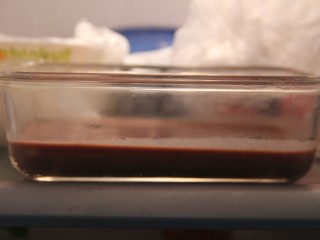 15、红豆蓉黑枣羹,放冰箱冷藏一个小时左右