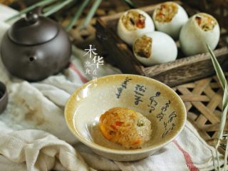 17、不会包粽子就做快手的糯米蛋吧,蒸好了，趁热吃哦。