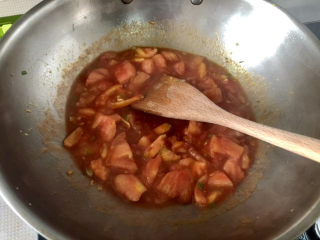 19、西红柿鸡蛋拌面,小火炖煮到番茄出汁