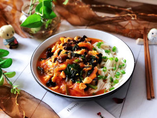 36、西红柿鸡蛋拌面,成品