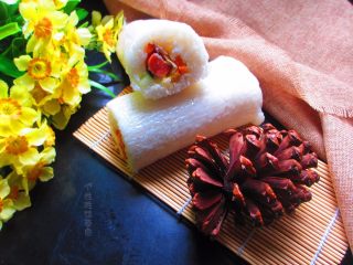 19、手卷饭团,饭团里的东西都是自己冰箱里有的,也可以加别的肉松火腿啥的