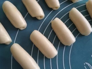 13、核桃仁玫瑰酥饼,全部卷好后，盖保鲜膜静置10分钟。