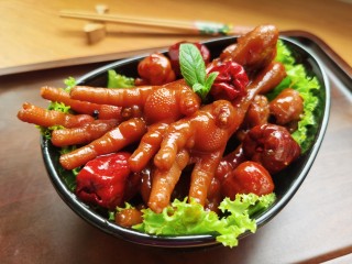 16、香辣卤鸡爪,喜欢的试试吧！