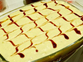 35、希腊风味烤通心粉,远看 很像是蛋糕上的纹路 烤箱预热170度 烤50分钟