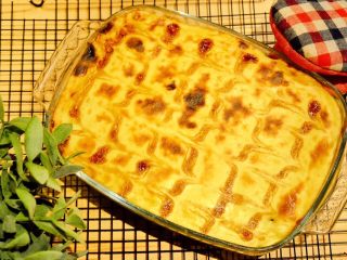 36、希腊风味烤通心粉,嗒啦 出炉啦 满满一锅 飘香四溢