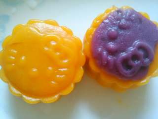 10、南瓜/紫薯糕,这么可爱都不舍得吃了。