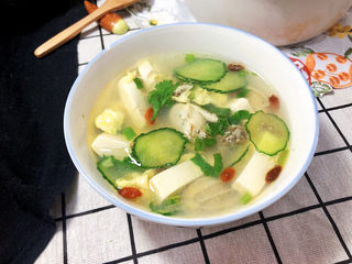 33、牡蛎豆腐汤,成品