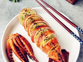 11、香辣鱿鱼烤土豆泥,成品图