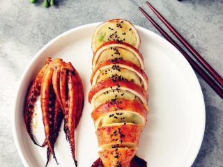 10、香辣鱿鱼烤土豆泥,以前做过塞炒饭的，也很好吃