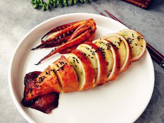 12、香辣鱿鱼烤土豆泥,细节图