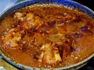 19、意大利黑醋辣鸡腿,开盖 不关火 继续煮